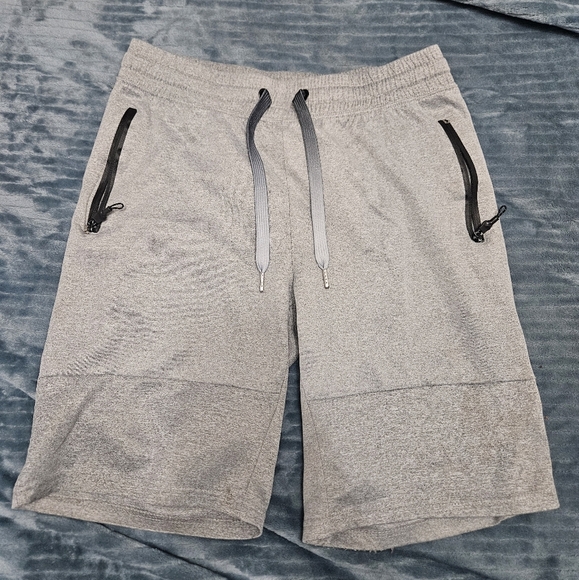 Men's Gray Encrypted Athletic Shorts! - Picture 1 of 5